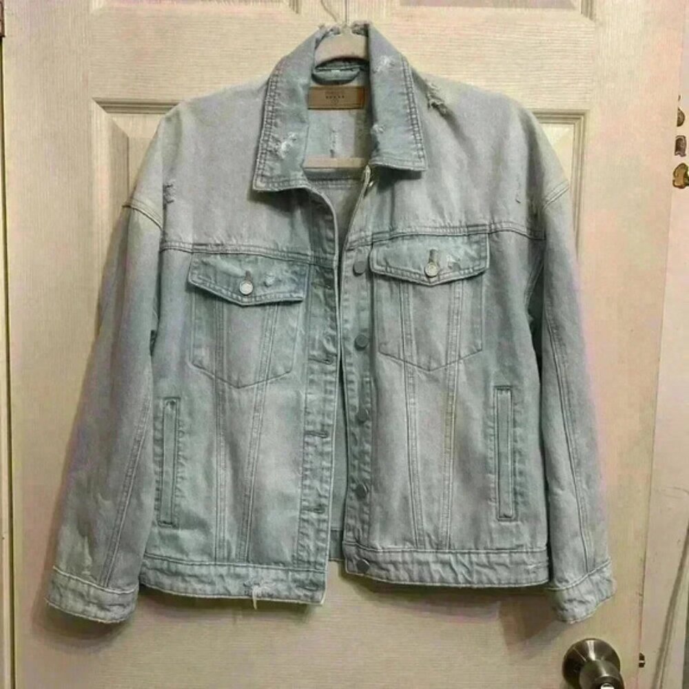 Blanknyc distressed denim jacket